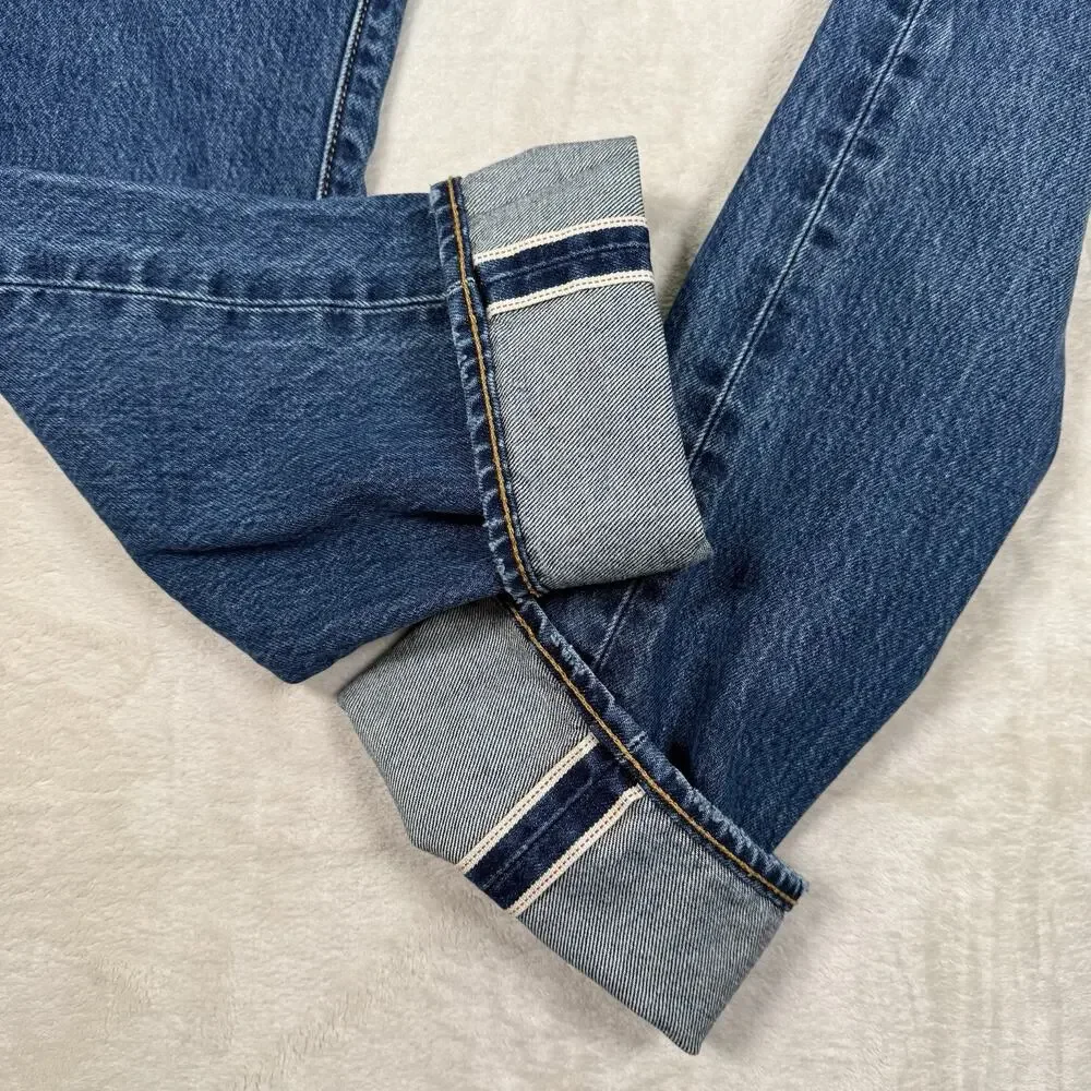 Levi’s 501 ST Premium Selvedge Denim Blue Jeans‎ Men's Size 30x32 Big E Tab